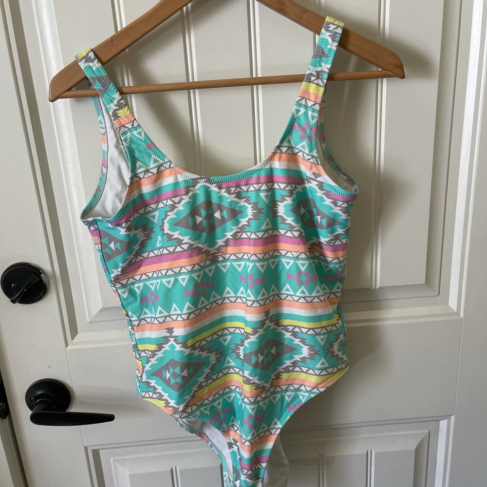 Chubbies women’s Aztec one piece size large